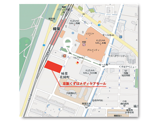 京阪くずはメディケアモール地図